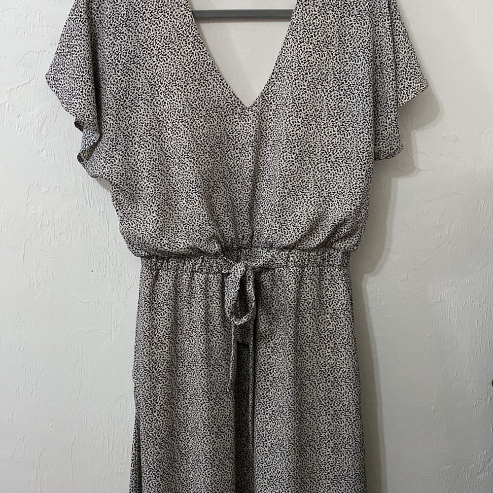 Dalmatian Print Midi-Length Dress